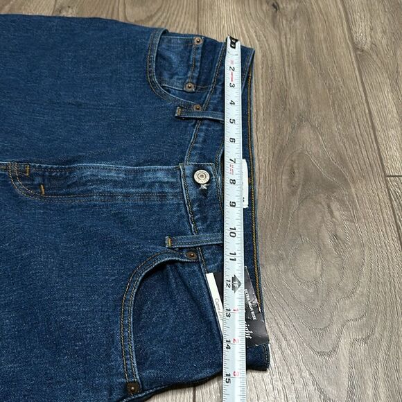 Abercrombie & Fitch The 90’s Straight Ultra High Rise Blue Jeans Curve Love 29 - Picture 8 of 12
